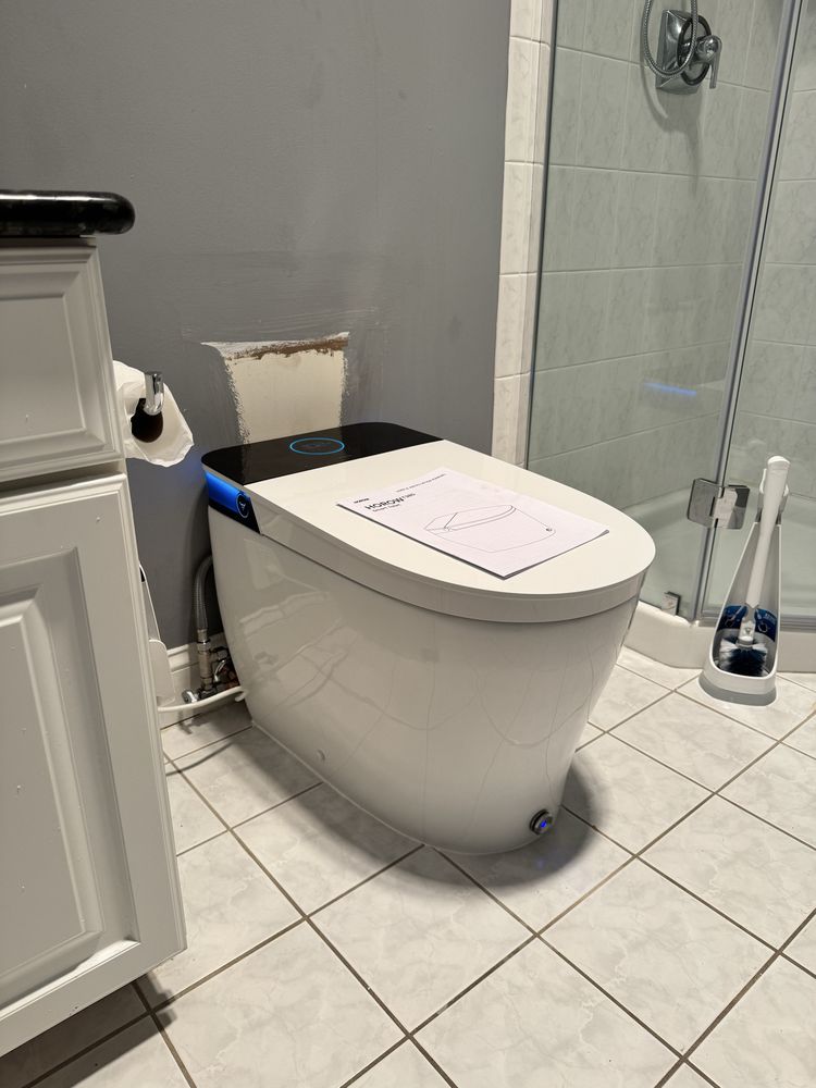 Smart toilet installation
