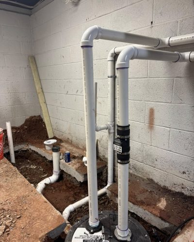 PVC drain job