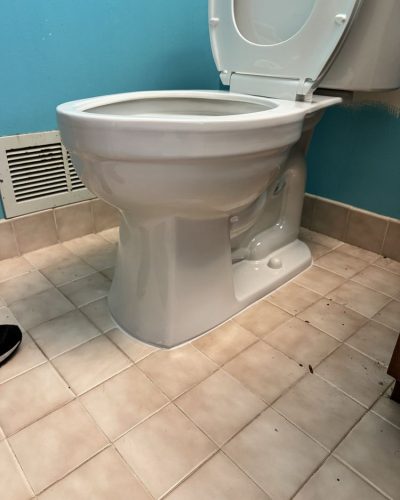 Toilet replacement.