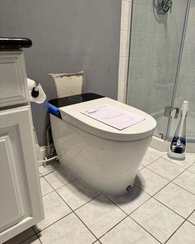 Smart toilet installation